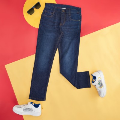 Pantaloons Junior Slim Boys Dark Blue Jeans