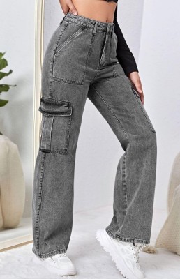 AADVI FASHION Loose Fit Women Grey Jeans