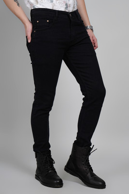 Lzard Slim Men Black Jeans