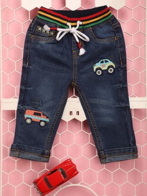 V-MART Slim Baby Boys & Baby Girls Dark Blue Jeans