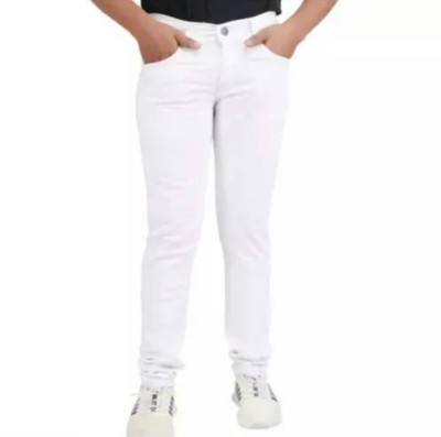 Gammer Slim Boys White Jeans