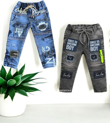EASTWARDS Relaxed Fit Baby Boys Blue Jeans(Pack of 2)