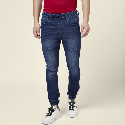 SF Jeans by Pantaloons Jogger Fit Men Dark Blue Jeans