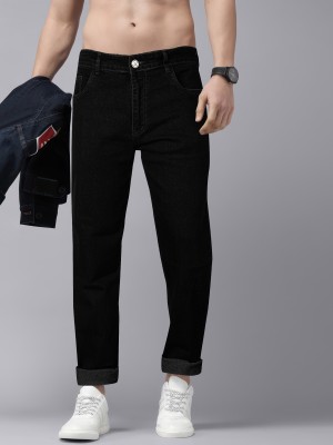 JUST BLACK Relaxed Fit Men Black Jeans