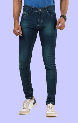 Lzard Skinny Men Dark Green Jeans