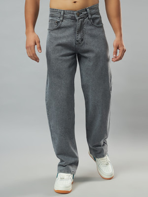 BREXX Relaxed Fit Men Grey Jeans