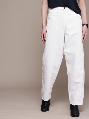 Roadster Relaxed Fit Women White Jeans