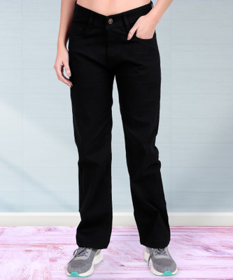 NEUNK Relaxed Fit Women Dark Blue, Black Jeans