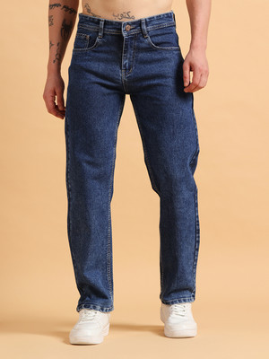 BREXX Straight Fit Men Dark Blue Jeans