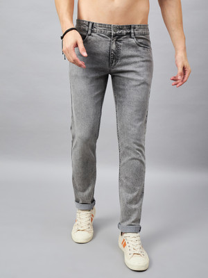 STUDIO NEXX Tapered Fit Men Grey Jeans