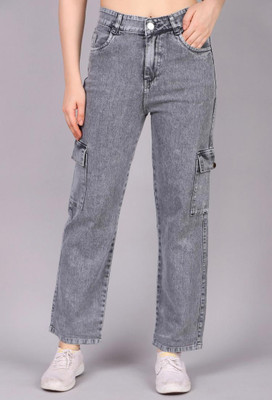 DEYLIGHT Regular Women Grey Jeans