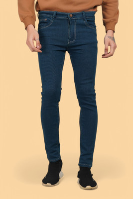 Lzard Slim Men Dark Blue Jeans