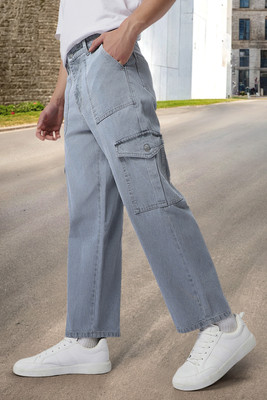 Urbano Fashion . Loose Fit Men Grey Jeans