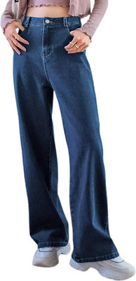 KTCREATIONS Straight Fit Women Blue Jeans