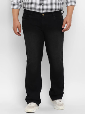 Urbano Plus Boot-Leg Men Black Jeans