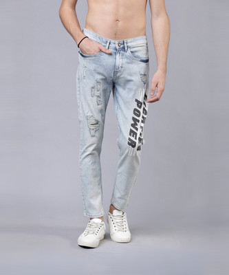 HIGHLANDER Tapered Fit Men Light Blue Jeans