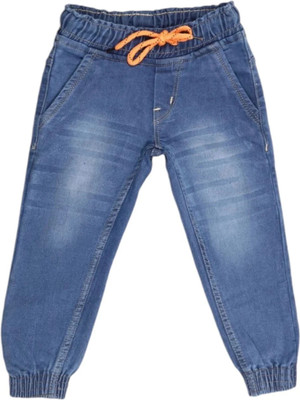 Refocus Jogger Fit Boys Light Blue Jeans