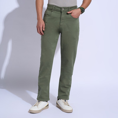 SF Jeans by Pantaloons Slim Men Green Jeans