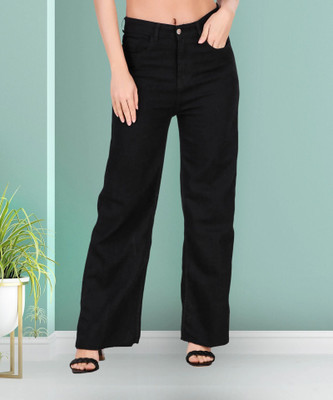 Coutume Collections Boyfriend Women Black Jeans