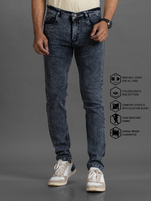 Lzard Regular Men Grey Jeans