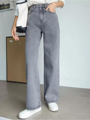 Glossia Boyfriend Women Grey Jeans