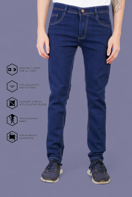 Lzard Regular Men Green Jeans