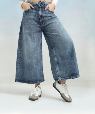 Tokyo Talkies Flared Women Blue Jeans