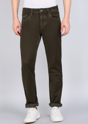 INTEGRITI Slim Men Dark Green Jeans