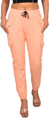 rjcollection Jogger Fit Women Orange Jeans