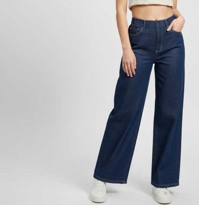 Wicked Kharey Loose Fit Women Dark Blue Jeans