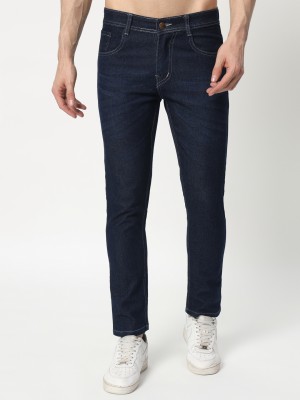 ANGERHOOD Relaxed Fit Men Dark Blue Jeans