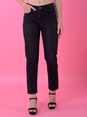 CRIMSOUNE CLUB Straight Fit Women Black Jeans