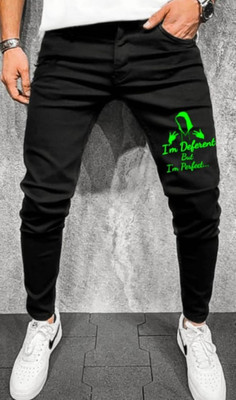 Kaz Slim Men Black Jeans