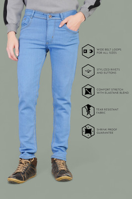 Lzard Regular Men Light Blue Jeans