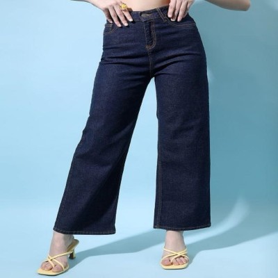 Perfect Outlet Boot-Leg Women Dark Blue Jeans