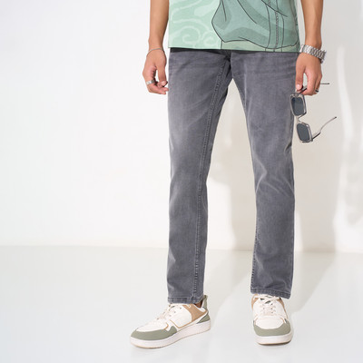 SF Jeans by Pantaloons Skinny Men Grey Jeans