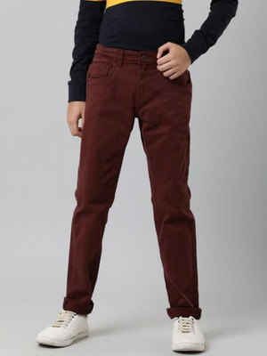 INDIAN TERRAIN Regular Boys Red Jeans