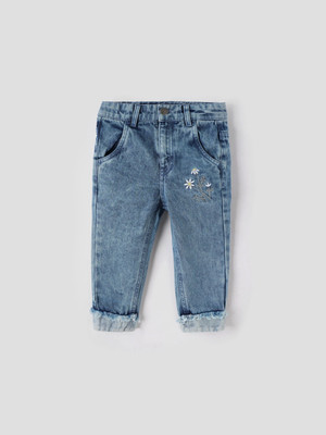 Popees Regular Girls Light Blue Jeans