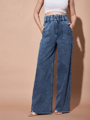 Herway Relaxed Fit Women Blue Jeans