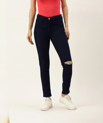 FOREVER 21 Regular Women Dark Blue Jeans