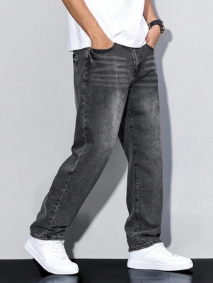 DENIM LOOK Relaxed Fit Men Dark Grey Jeans