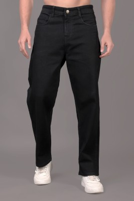 ZAYSH Relaxed Fit Men Black Jeans