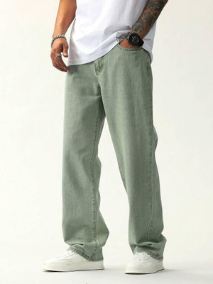 M Q Denim Straight Fit Men Light Blue Jeans