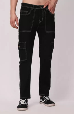 DENIM FIT Straight Fit Men Black Jeans