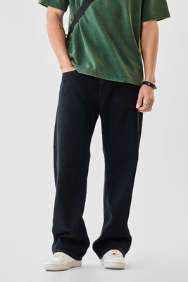 Snitch Straight Fit Men Black Jeans