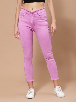 KASSUALLY Skinny Women Purple Jeans