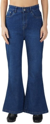 Kwantico Flared Women Dark Blue Jeans