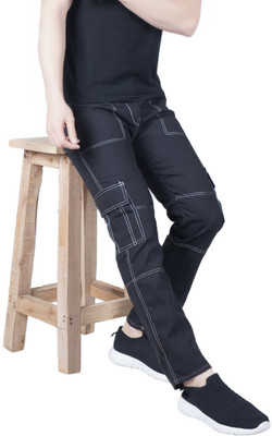 Jeancherry Tapered Fit Men Black Jeans