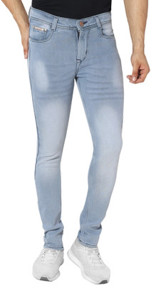 Aarzu Style Slim Men Light Blue Jeans
