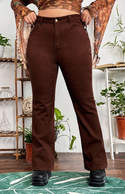 BLESSICA Regular Women Brown Jeans